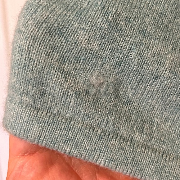 Jones New York Soft Green Cashmere Ruffled Cardigan - Picture 8 of 8